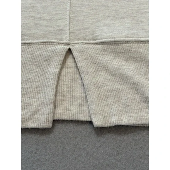 Athleta Women's Sweatshirt XS Gray Tencel Blend Mock Neck‎ Long Sleeve Pullover - Picture 7 of 16